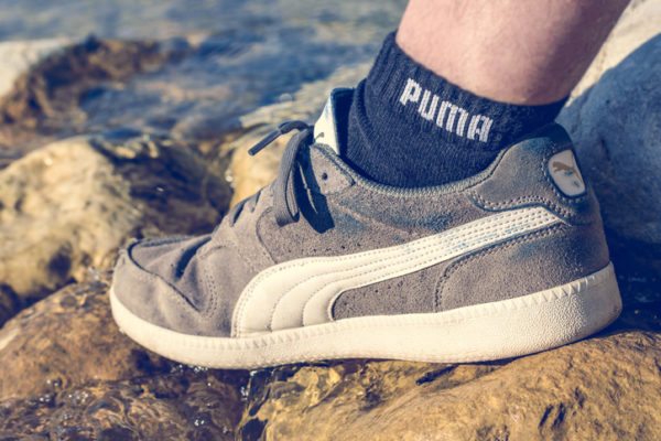 Puma shoe and sock 
